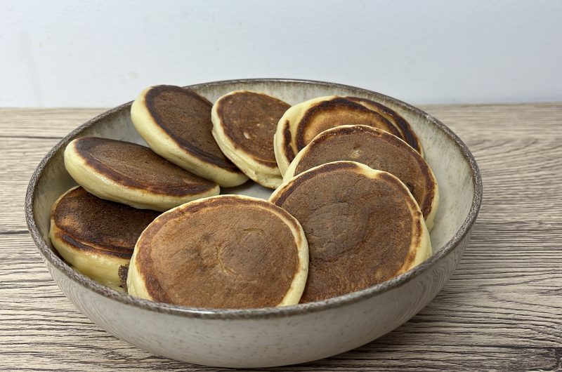 Las tortitas esponjosas de requesón